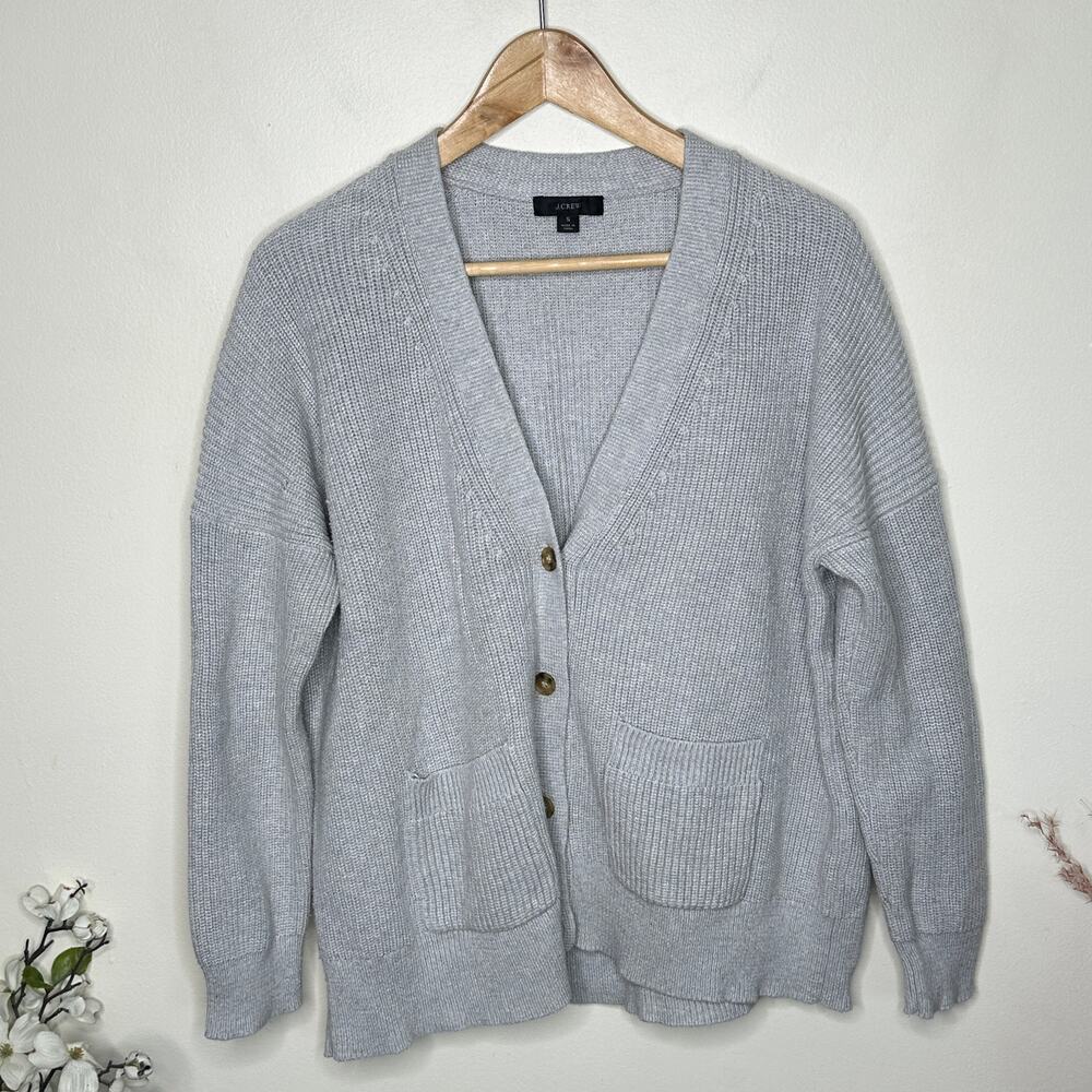 J. Crew Factory Gray Women's Cardigan - Picture 2 of 6